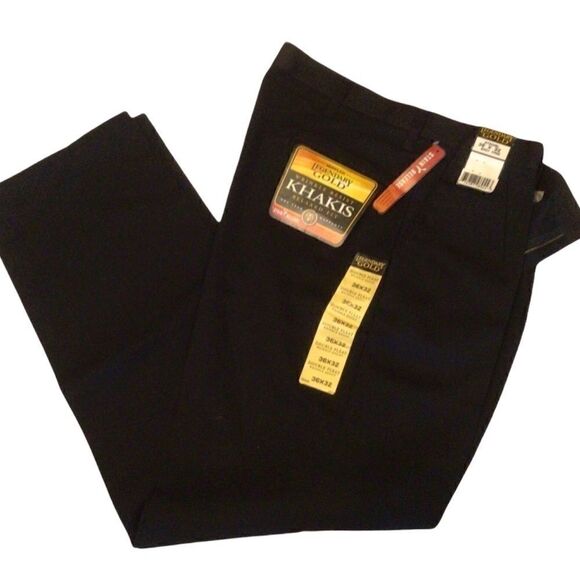 Men’s New With Tags Black Khakis - Picture 1 of 1